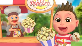 Rainbow Popcorn Song | Colorful Popcorn Truck is Coming | Bum Bum Kids Nursery Rhymes & Kids Songs