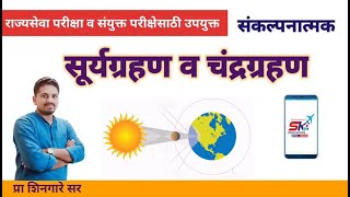 सूर्यग्रहण व चंद्रग्रहण || चंद्रमास || संपूर्ण संकल्पना ||प्रा शिनगारे सर