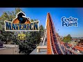 2022 Maverick Roller Coaster Front Row On Ride 4K POV Cedar Point