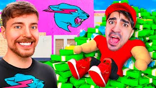 دخلت تحدي مستر بيست !! ( كسبت 800.000 $ دولار ) - MrBeast Roblox