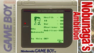 NOBUNAGA'S AMBITION (Gameboy) 1990 | Gameplay