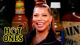 Queen Latifah Sets It Off While Eating Spicy Wings | Hot Ones