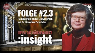 Hamburg um 1680 - Erste Gänsemarkt-Komponisten,  Adelige und die Frage der bürgerlichen Oper.