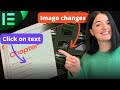 CLICK ON TEXT TO CHANGE IMAGE - Elementor Wordpress Tutorial Flex Container