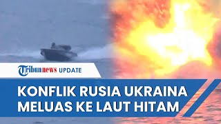 Laut Hitam MENCEKAM, Kapal Perang Ivan Hurs Rusia Diserang 3 Drone Speedboat Ukraina di Bosphorus
