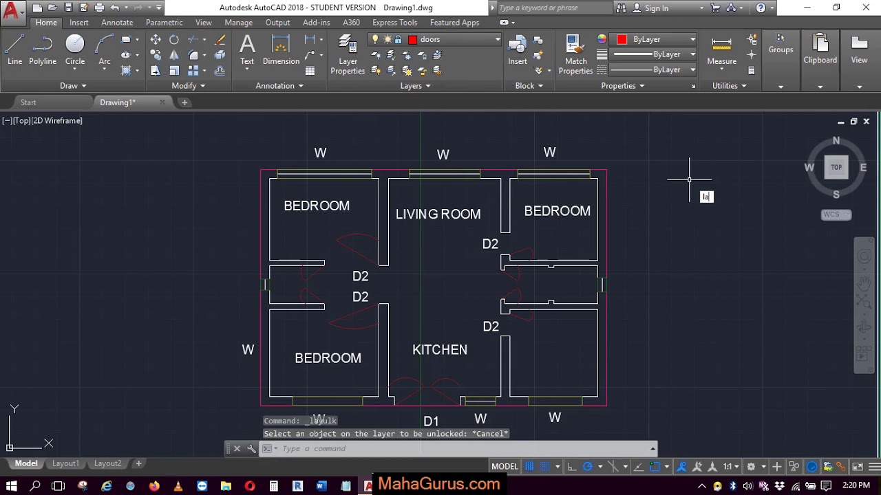 How To Unlock Lock Layers In Autocad- UNLOCK LAYERS | Unlock Layers In ...