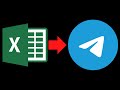 How To Post Excel Tables to Telegram - Formatted