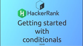 #7 Getting started with conditionals | HackerRank Linux Shell #shell #c #shellscripting #hackerrank