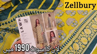 Zellbury New Lawn Collection Suit Price 1990