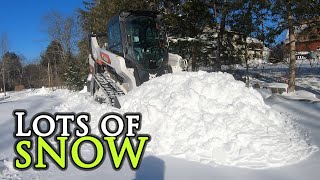 T66 Plowing Over A Foot of Snow