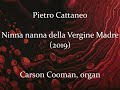 pietro cattaneo — ninna nanna della vergine madre 2019 for organ