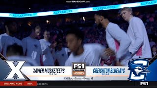 FS1 CBB intro | Xavier @ Creighton | 1/26/2020