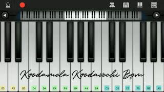 Koodamela Koodavechi Song | Love Bgm | Vijay Sethupathy | Piano Notes | Piano Bgm | KS MUSICAL