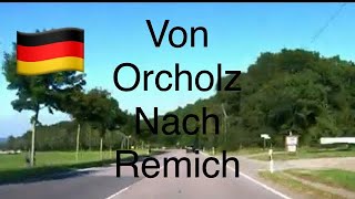 Von Orscholz nach Remich / VIrtual Tour (Saarland, Germany to Luxemburg) In 4K