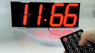 CHKOSDA Large Digital Clock -- How to use stopwatch function?