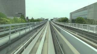 ポートライナー　神戸空港行き　前面車窓