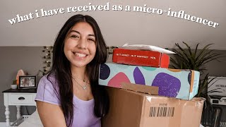 what i receive as a micro-influencer! | pr package haul/unboxing