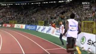 Usain Bolt 100m Brussels Diamond Leauge 2011 9.76 (WL)