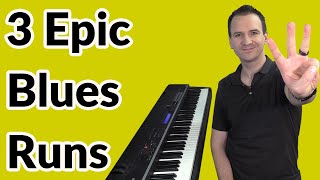 3 Epic Blues Piano Runs