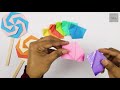 diy paper lollipop candy origami lollipop paper crafts for school