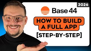 Base44 Tutorial - 2026 | How to Build a Full App From Scratch (Step by Step)