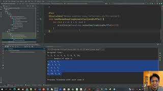 09 - Random Sampling - SOLUTION - Using Collections.shuffle() method