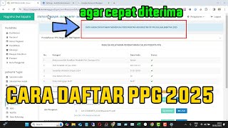 CARA DAFTAR PPG PAI 2025 AGAR CEPAT DITERIMA MUDAH DAN GAMPANG