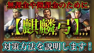 【三國志 真戦】大人気テンプレ編成『麒麟弓』の対策方法【三国志】