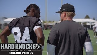 Jon Gruden Talks with AB, and Antonio Brown Shares His New Mantra | Hard Knocks
