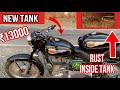 New PETROL TANK fitting in Bullet 350 || Rust inside petrol tank (Bullet Modification)