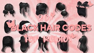 50+ Aesthetic black hair codes + How to use | Roblox | Music Jinni