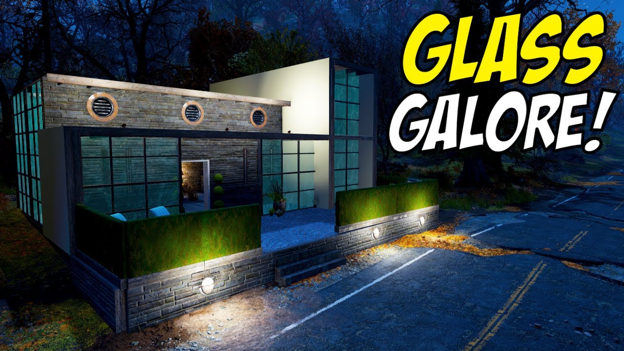 Clean Modern House Build - Fallout 76 CAMP Tutorial - YouTube