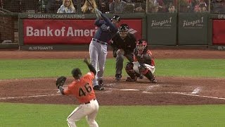 ATL@SF: Freeman clubs solo homer to center field