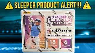 ⚠️⚠️ SLEEPER PRODUCT ALERT - 6 Autos Per Box for $120!  -  2021 Panini Contenders Baseball Review