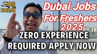 Dubai Jobs For Freshers 2025 | Jobs In Dubai For Freshers