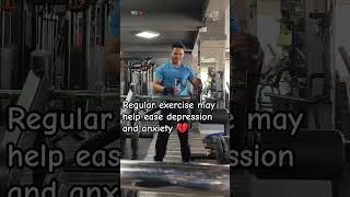 Regular exercise may help ease depression and anxiety #motivation  #minivloge #fitness motivation