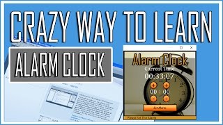 Visual Basic Beginner Lesson 16 - Alarm Clock (Crazy Tutorial)