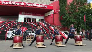 Rocky Mountain Taiko Ensemble: Dokokara at the Calgary Stampede