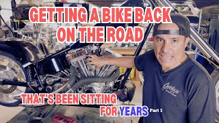 How to get a Motorcycle Back on the Road that has been Sitting for Years