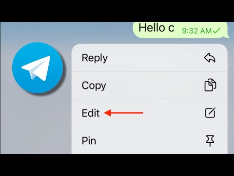 how to edit messages sent on Telegram