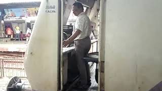 Mumbai Local Motorman cabin while driving