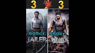 Jailer vs Salaar full comparison video//#rajnikanth #prabhas #jailer #salaar #prashanthneel #movie