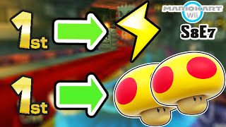 Completely RANDOMIZED Items with the Bullet Bike In Mario Kart Wii