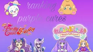 Ranking all purple precures! (discluding Kyun-Kyun) yes 5 gogo-wonderful! ♡