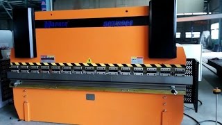 80t/3200 hydraulic press brake machine is exported to India