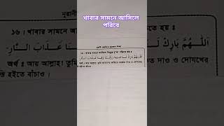 খাবার সামনে আসিলে এই দোয়া পরিতে হয় #খাবার #সাবস্ক্রাইব #আসিফ_নাজিবা #দোয়া