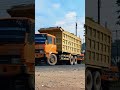 epic double dump truck mitsubishi 220ps #shorts #viral #trendingshorts #youtubeshorts