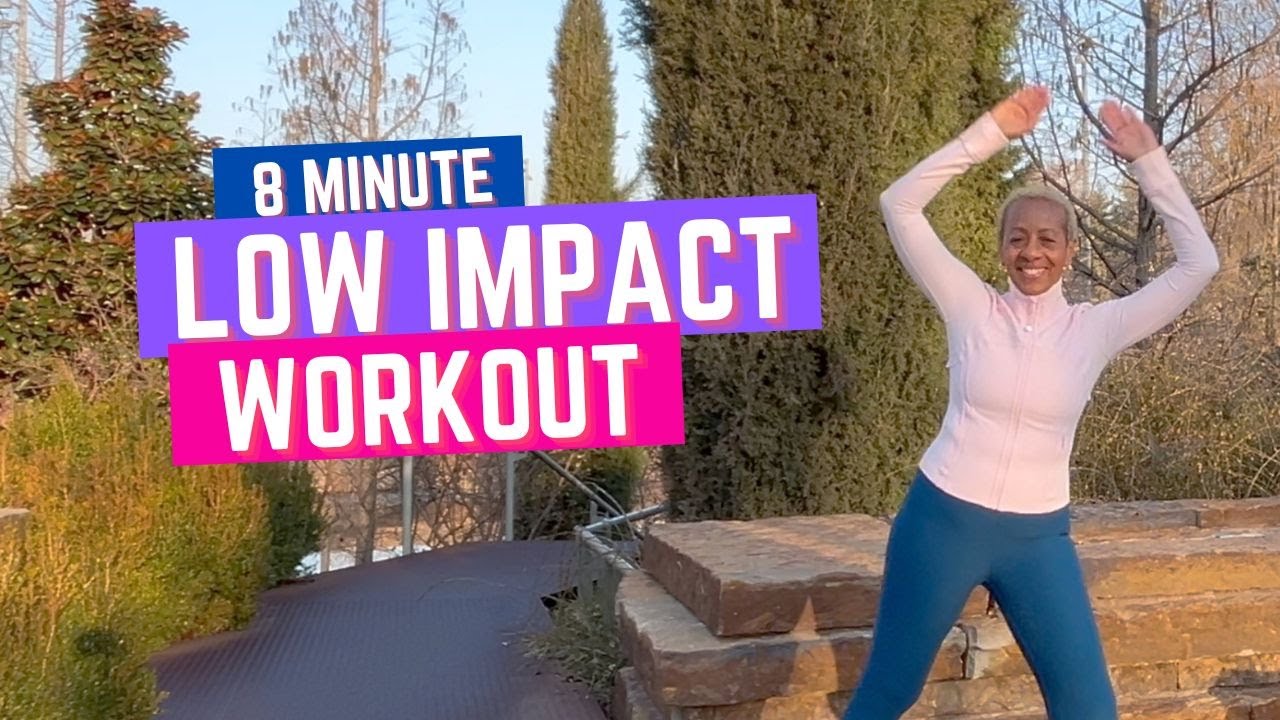 8 Minute Low Impact Workout Boost Energy Start Your Day Right Youtube