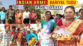 NEW SANTALI VIDEO 2023 || LAGNE ENEJ 2023 || ARMY BARIYAL TUDU SAGUN DARAM BELARE || SANTALI VIDEO