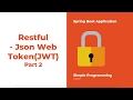 Securing Spring Boot Application | Json Web Token (JWT) | Part 2 | Simple Programming